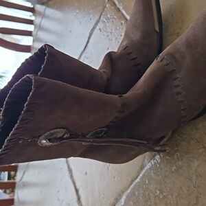 Womans western look ankle boots